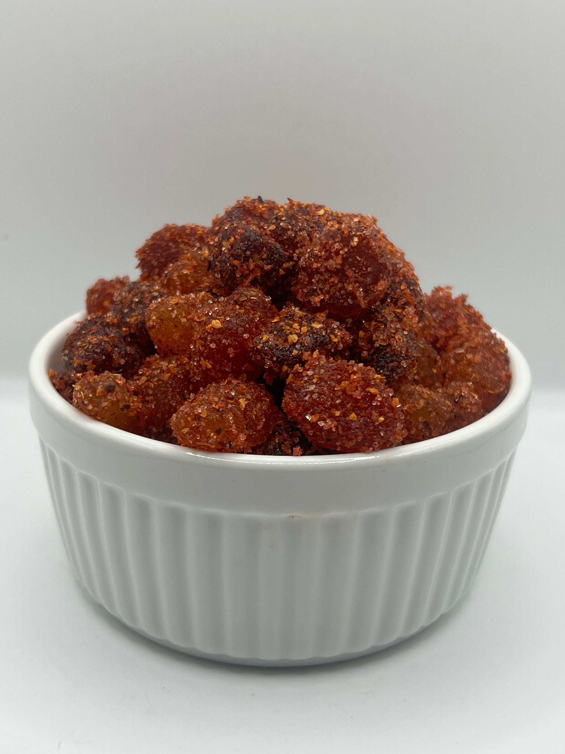Tropical Fruit Bites with Chamoy & Chili Mix