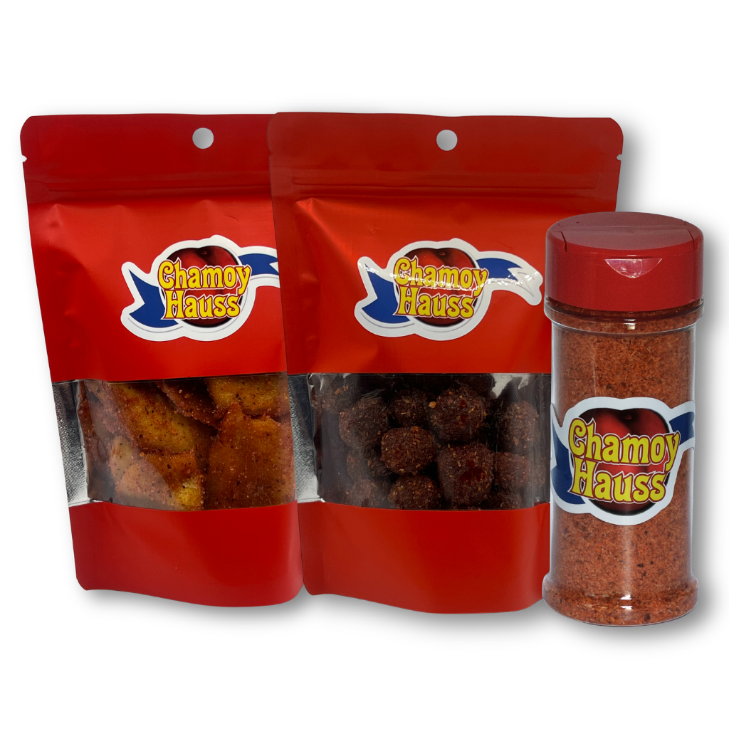 Chamoy Candy PARTY Bundle: FREE Chili Mix Bottle + 16 oz (2) Any Flavor