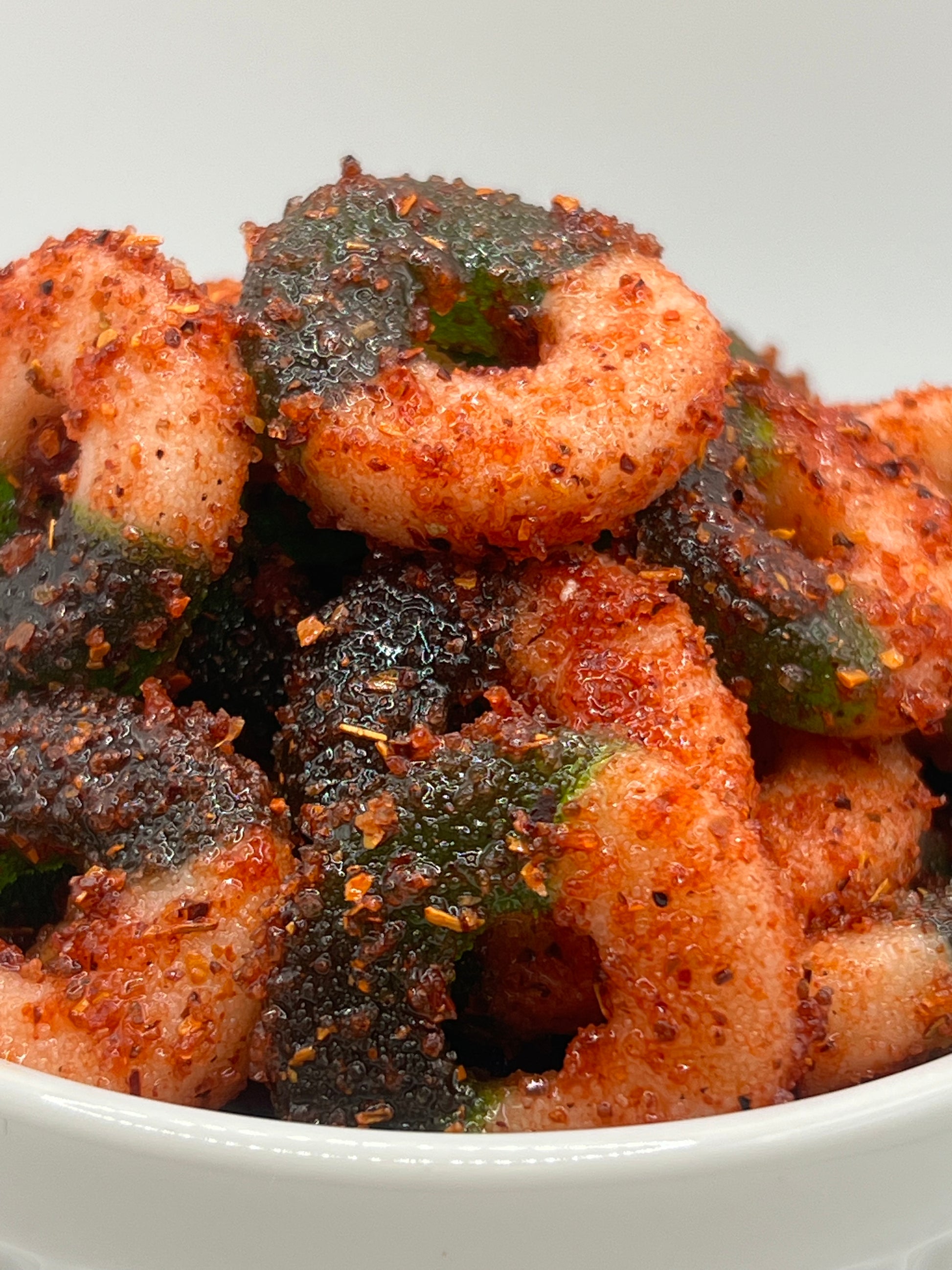 Apple Rings with Chamoy & Chili Mix