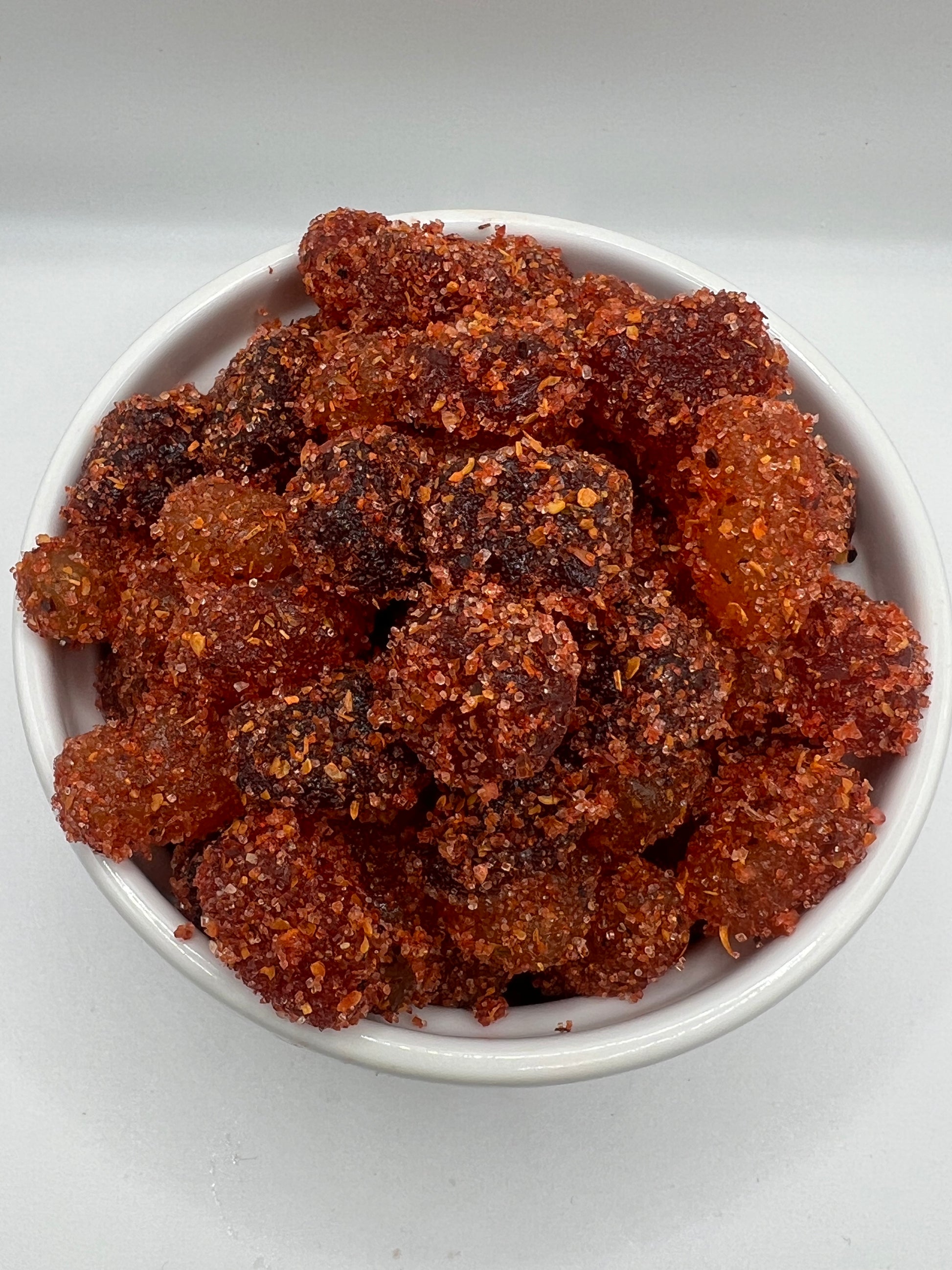 Tropical Fruit Bites with Chamoy & Chili Mix