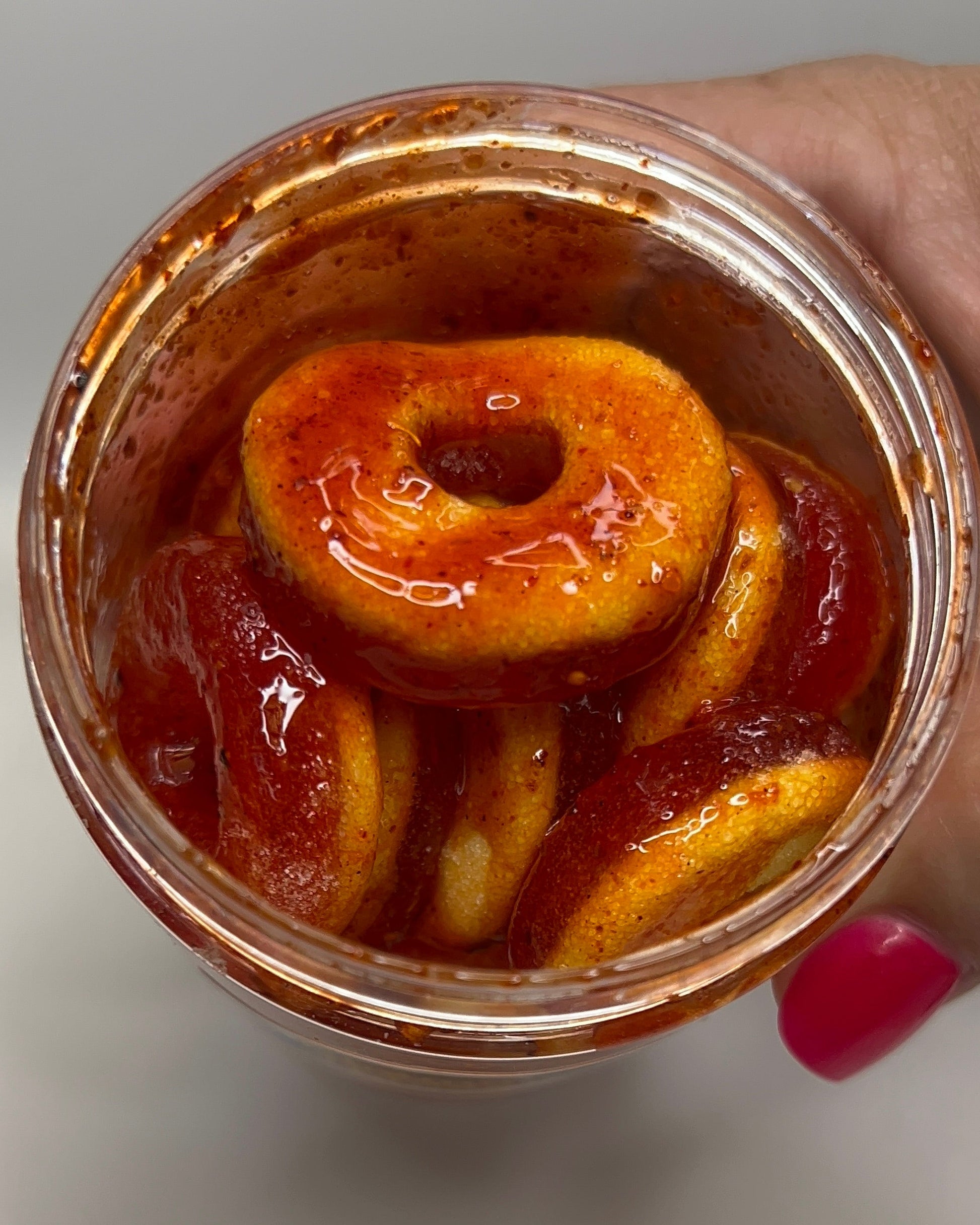 Drip’n Peach Rings - Uncoated Rings