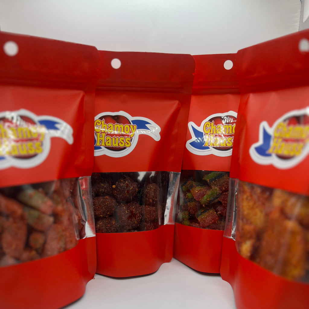 20 oz Chamoy Lovers Bundle – Mango, Watermelon, Chili Tamarind Bites, Air Heads Xtreme