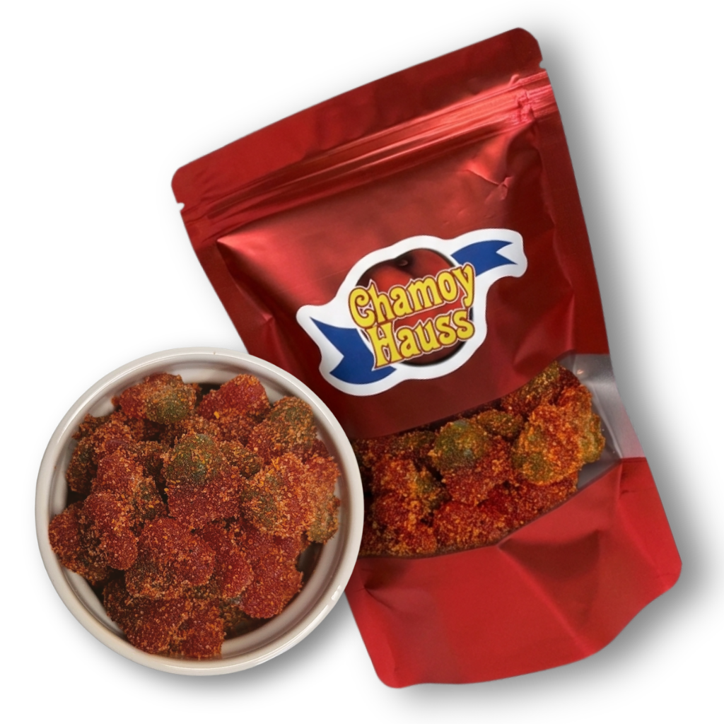 Cherry Gummies with Chamoy & Chili Mix