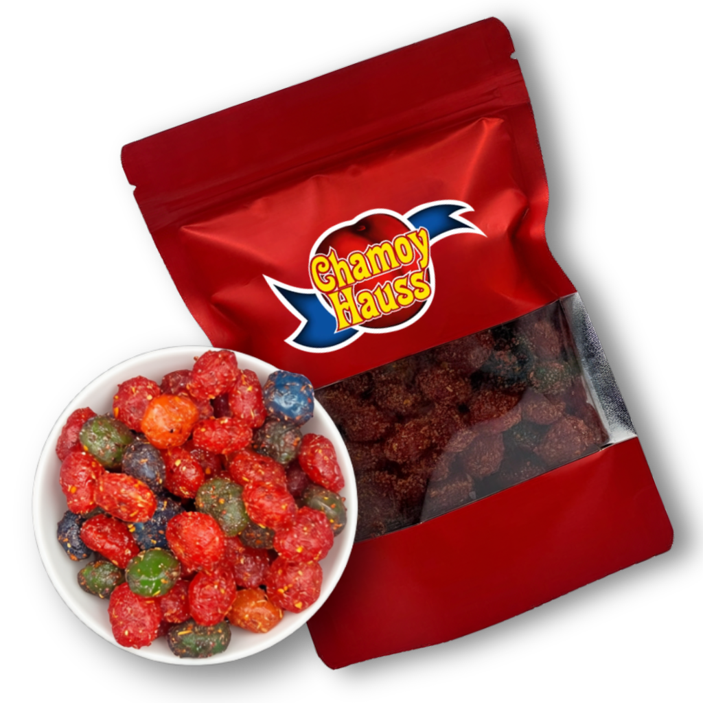 Juicy Gems with Chamoy & Chili Mix
