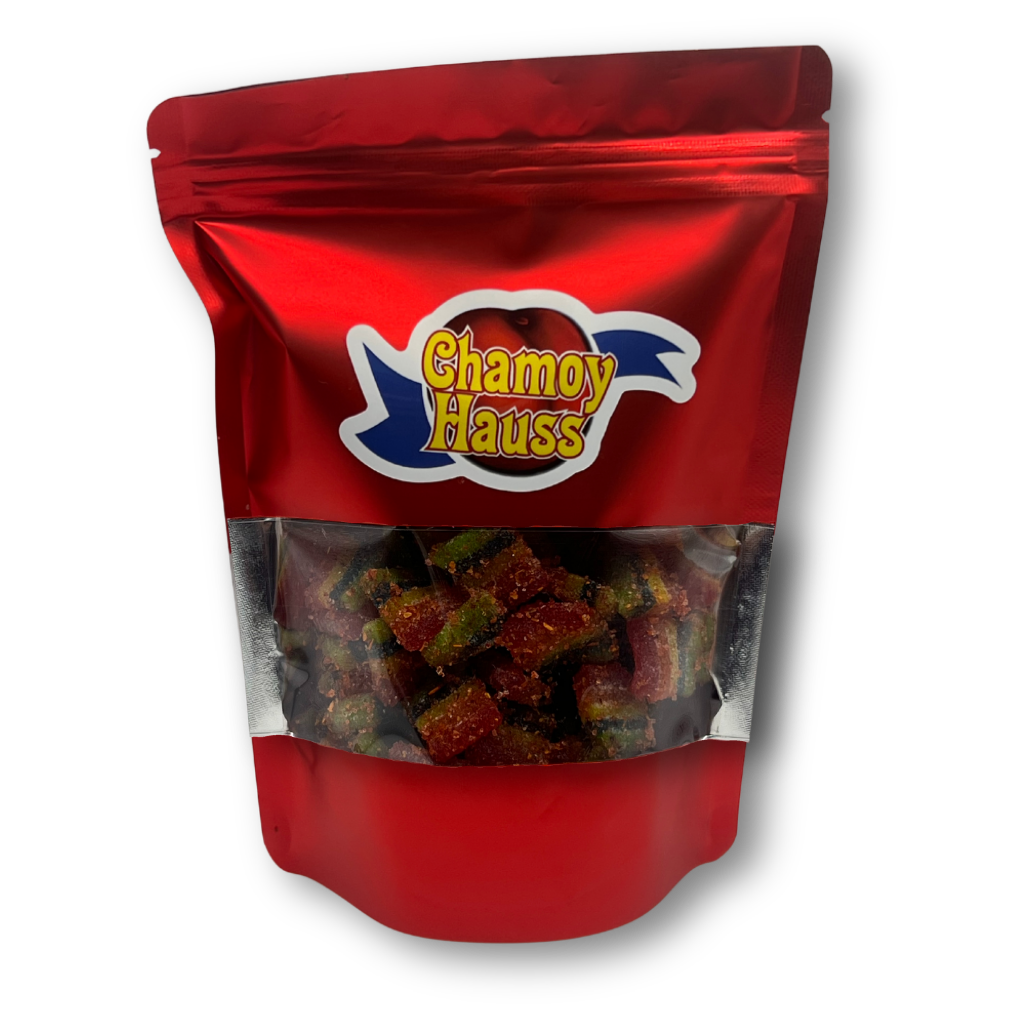Rainbow Bites with Chamoy & Chili Mix