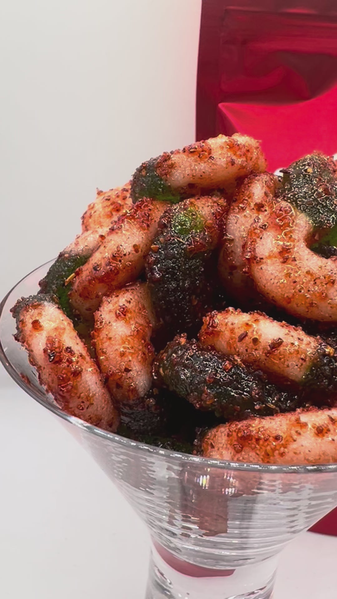 Apple Rings with Chamoy & Chili Mix