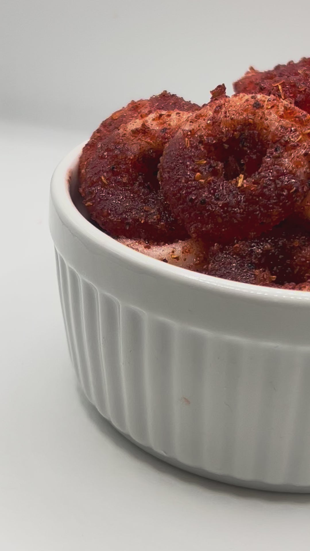 Watermelon Rings with Chamoy & Chili Mix